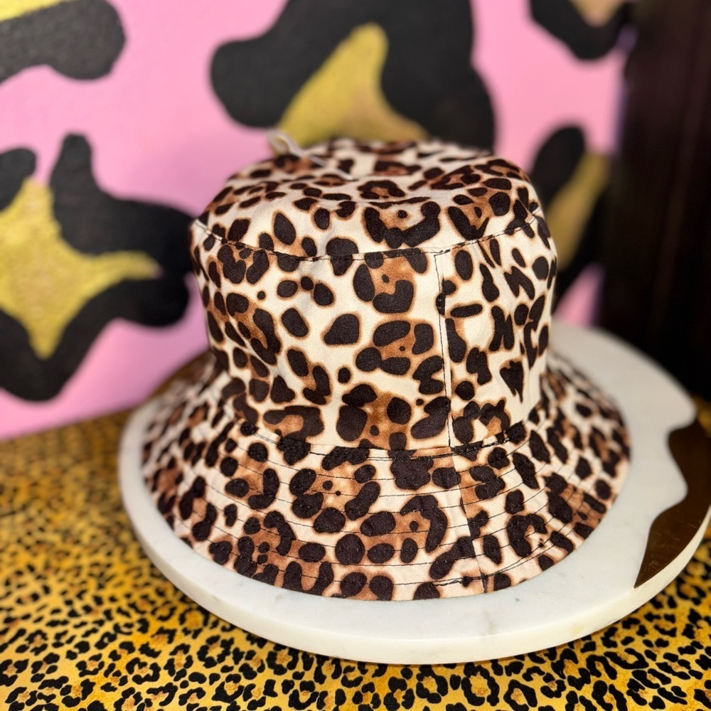 Leopard Print Bucket Hat
